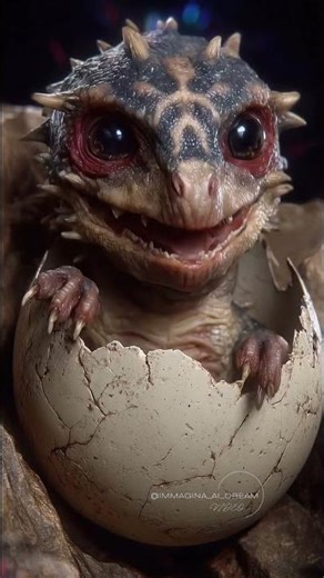 A cosmic dragon is born—its first spark of fire ignites a new legend among the stars.