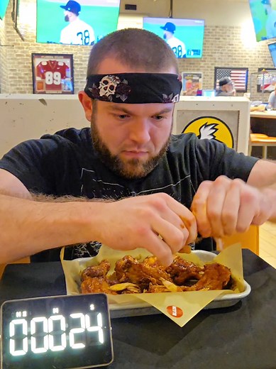 Blazin Wing Challenge at Buffalo Wild Wings