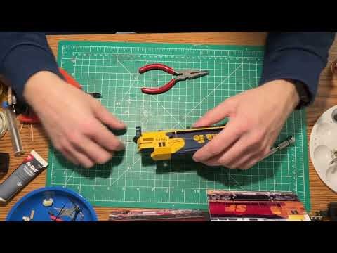 Scratch building HO scale Locomotive Handrails