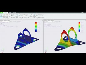 Creo simulate || Bearing load || Surface Mesh || Sheetmetal
