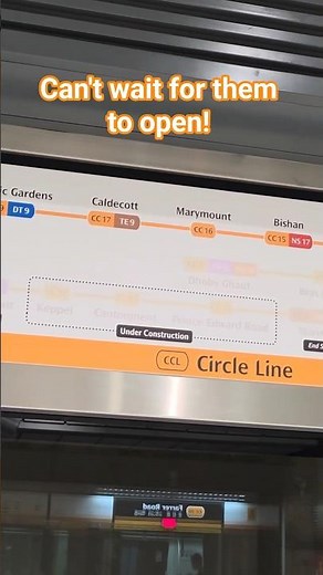 [Full resumption of CCL service today onwards!] New CCL Stage 6 Stns labels at CC20 Farrer Road