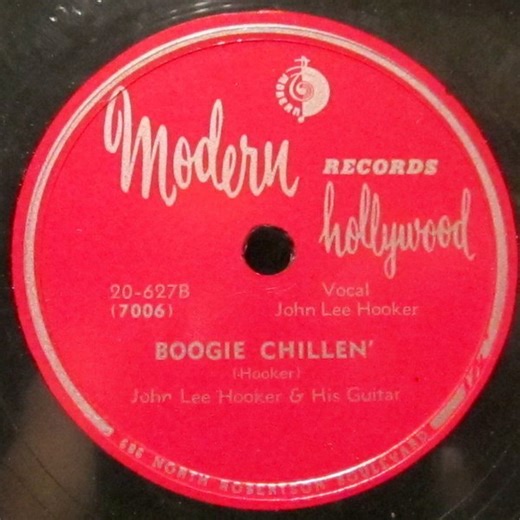 John Lee Hooker & His Guitar - Sally May / Boogie Chillen'