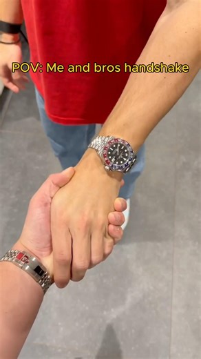 POV: Me and bros handshake