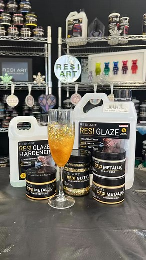 People say resin on glassware isn’t “safe” or “real art”… yet everyone still wants the custom flutes. 🥂 Prep it right, cure it fully, and it’s safer than half the DIY hacks out there. Watch this — then save the reel and customise your own set. #resin #art #resinpours #resincreations #resinartist #customglassware #australian #diyprojects #resintips | Resi Art