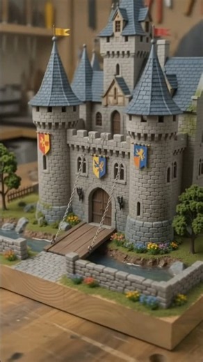 Castle in Miniature 🏰 | Insanely Detailed DIY Building Timelapse, Start to Finish