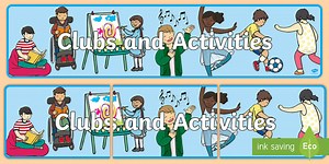 Clubs and Activities Display Banner