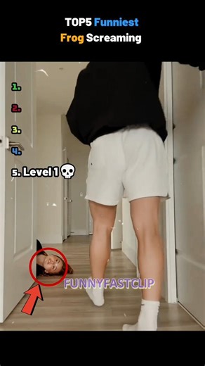 TOP5 FUNNIEST FROG SCREAMING 🐸 #viral #shorts #ranking #moments #meme #sounds #frog #scream #funny