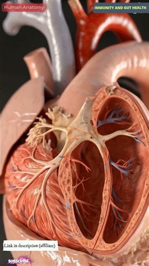 3D Heart Animation for Tricuspid & Pulmonary Valves | Human Anatomy | Immunity and Gut Health | 02