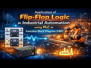 Application of Flip-Flop Logic in Industrial Automation | PLC FBD Programming Explained