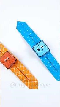 Origami Paper Watch ⌚ Easy DIY Paper Craft #shorts #easyorigami #craftvideo #papercraft