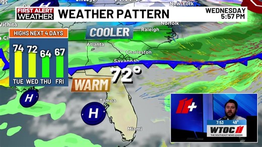 We're tracking beautiful weather tomorrow! Join meteorologist Dylan Smith right now for your full First Alert forecast. | WTOC-TV