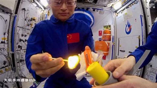 Zero-gravity fire! Candle & match experiment aboard China’s space station