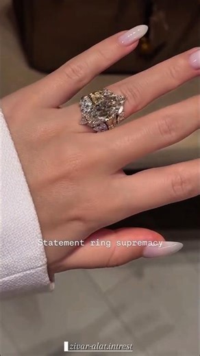 Viral Diamond Statement Ring ✨ Elegant Fashion Jewelry #shorts #jewellery #fashion #viral