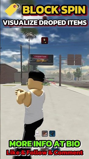 Block Spin ESP Dropped Items Easy Loot💸 #robloxscript #blockspin #roblox