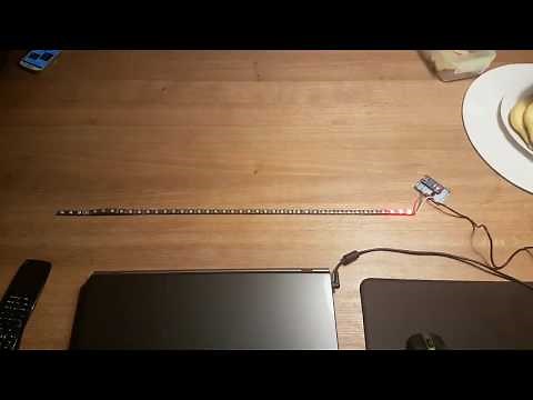 Neopixel LED (WS2812b) - Knight Rider Demo inkl. Arduino Sketch