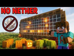 The BEST Automatic Melon & Pumpkin Farm (No Nether Required)