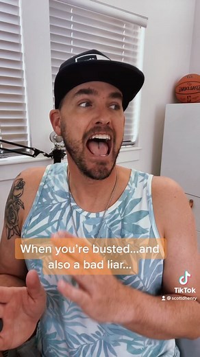 Scott D Henry on Instagram: "The dreaded “pant slip”! #lipsync #busted #guilty #liar #itwasntme #proveit #computervirus #deleted #funny #relatable #committed #badliar"