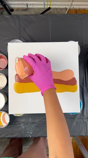 16K views · 48 reactions | 75% of my pours are created in one attempt but the other 25% of them I have to pour several times before I am satisfied with it! Practicing regularly will help you achieve consistent pours but most of the hard work happens behind the scenes! #deniseartnook #acrylicpourart #acrylicpouring #acrylicpaintingartist | DeniseArtNook | Facebook