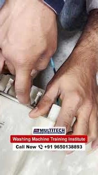 Washing Machine Practical Training 🔧 | Mechanical Repairing Course Multitech