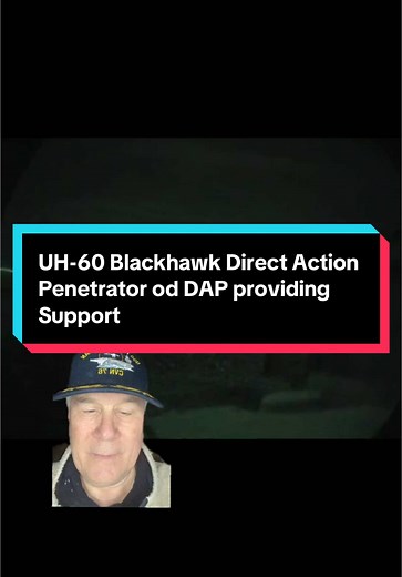 UH-60 Blackhawk Close Air Support Night Vision Video
