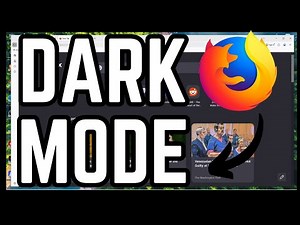 How to Enable Dark Mode on Mozilla Firefox Browser Tutorial 2026