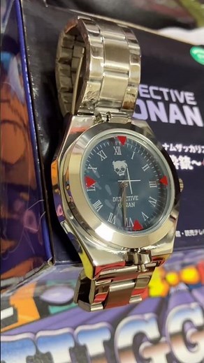 【名探偵コナン】ゲーセンの景品の腕時計型麻酔銃2026年 コナン30周年記念モデルを誕生日に貰ったので紹介 #コナン #名探偵コナン #shorts
