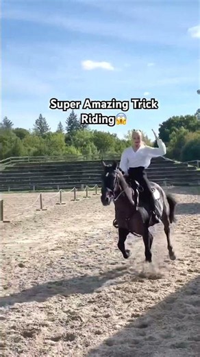 40_Super Amazing Trick Riding😱#horse #equestrian #horseriding #amazing #viralshorts #trending #fyp