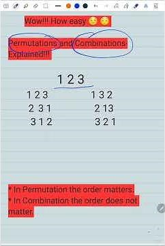 Permutation and Combination Explained!