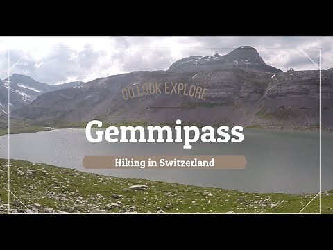 Hiking in Gemmipass in Switzerland - Gemmi Pass Hike
