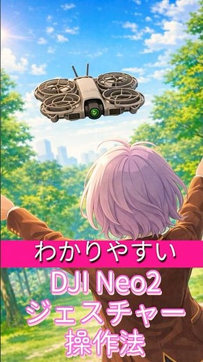 わかりやすいDJI Neo2ジェスチャー操作方法