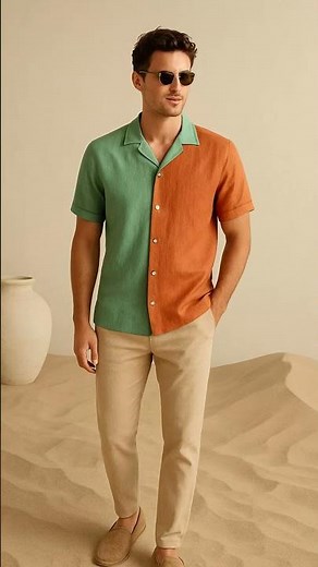 🌴🔥 5 Tropical Men’s Outfits That Scream Summer Vibes | Beach Style Goals | #Shorts #Fashion #OOTD