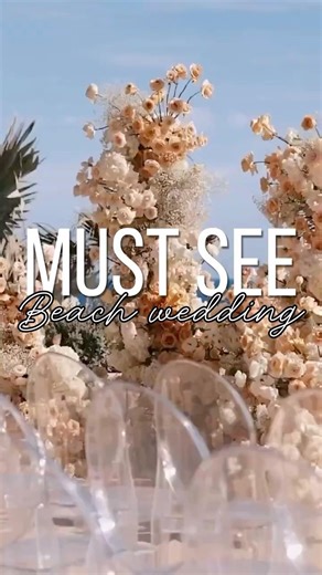 MUST SEE Beach Wedding 🌊✨PURE PARADISE #weddingdress #weddinginspiration