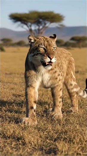 Sabertooth Cat (Ext. 8000 BC) #ai #wildlife #extinction #animals #nature #status #new #trending