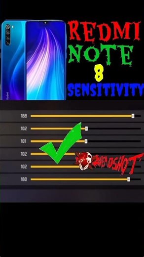 Unlock Insane Skills! 🚀 Redmi Note 8 Sensitivity Settings for Epic Headshots in Free Fire🔥💥