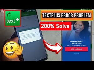 Textplus error problem | Textplus not working solution | Textplus sign up error your current region