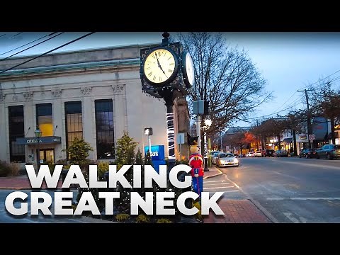 Walking to Great Neck Plaza, Long Island, NY from Little Neck, Queens (January 2022)