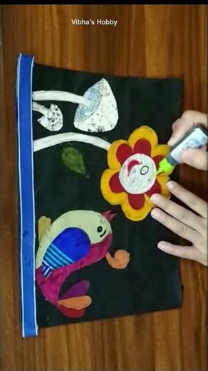 No sewing applique work