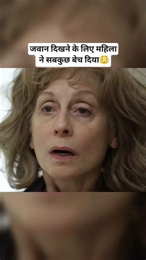 जवान दिखने के लिए महिला ने सबकुछ बेच दिया😳#movie #movieexplainedinhindi #shorts