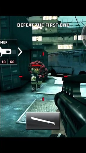 DEAD TRIGGER 2 JACKHAMMER FIRST ONE MASSACRE GAMEPLAY#short #dt2