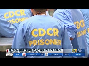 CDCR takes public comments on Early Release Program