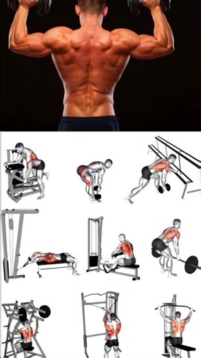 STRONGER Back with DUMBBELLS: Best Dumbbell Back Workout! #gym #motivation #wodcrossfit #dumbbell