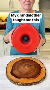 How to fit parchment paper into a tube cake pan #cakes #parchmentpaper #baking #kitchentips | Liz & Jeff