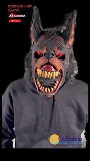 California Costumes, Hell-Hound Ani-Motion Mask #horror #halloween #scary #amazon #bhoot
