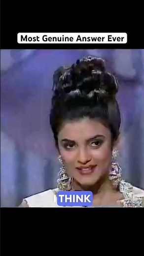Sushmita Sen gave the most genuine answer at Miss Universe as she did what she said #sushmitasen