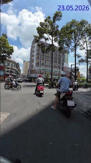 Vietnam crazy traffic / scooter ride 00608 / Traffic is not chaos - It is rhythm.