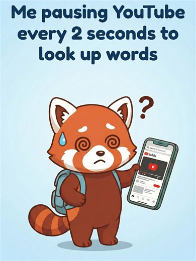 Stop pausing YouTube every 2 seconds to look up words 🎧 #LearnJapanese #JapaneseShadowing #LanguageLearning #JLPT #IndieHacke #ShadowingMethod