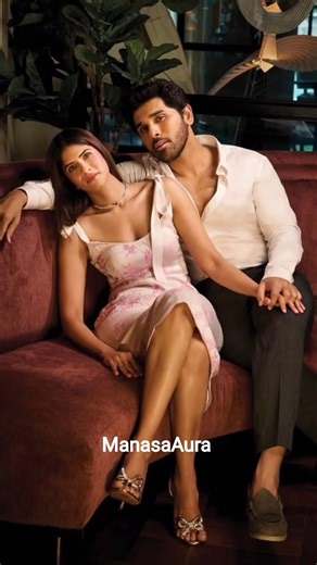 Allu Sirish ❤️ Nayanika Reddy Stunning Photoshoot ✨ Beautiful Couple Moments | ManasaAura