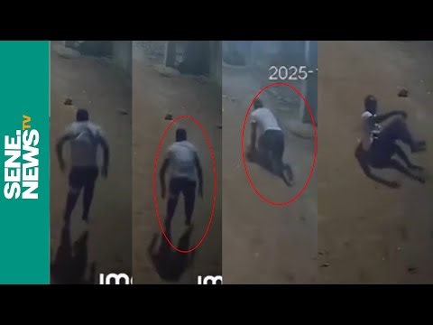 Surveillance camera footage: He tries to break into the house to steal and falls from the 2nd floor