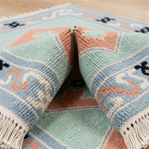 2x8 Gray Navy Runner Rug | Geometric Oushak Hand Knotted Wool Hallway Carpet Bohemian Tribal - Etsy