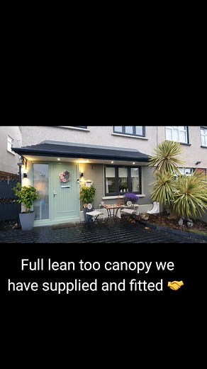 Full lean too canopy we have supplied and fitted including lights 🤝
